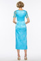 Robe mères Luxueux Glissière Manche Aérienne 3/4 Manche Cérémonie - Page 5