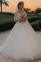 Robe de mariée Tulle Col en V Foncé Chapelle Décalcomanie Longueur de plancher - Page 2