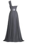 Robe de demoiselle d'honneur Mousseline Ruché Une épaule Mariage - Page 3