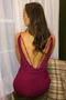 Robe de soirée Traîne Mi-longue Simple Près du corps Décolleté Dans le Dos - Page 5