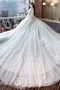 Robe de mariée Manche Longue Médium Automne A-ligne Epurée Naturel taille - Page 3