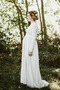 Robe de mariée Taille haute Elégant Longueur de plancher Couvert de Dentelle - Page 3