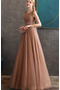 Robe de soirée Tulle A-ligne Laçage Perle Fête Naturel taille - Page 6