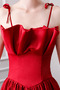 Robe de bal Satin a ligne Longueur Cheville Laçage Epurée Naturel taille - Page 4