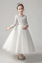 Robe de fille de fleur Balançoire Manche Aérienne Longueur Cheville - Page 4