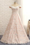 Robe de mariée Couvert de Dentelle A-ligne Elégant Fleurs Manche de T-shirt - Page 3