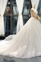 Robe de mariée A-ligne Traîne Royal net Drapé Naturel taille - Page 6