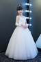 Robe de fille de fleur Tulle Formelle Manche Aérienne Naturel taille - Page 2