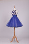 Robe de cocktail Ballon Longueur de genou Naturel taille Tulle - Page 3