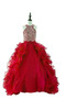 Robe de fille de fleur Ballon Petit collier circulaire Longueur Cheville - Page 1