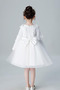 Robe de fille de fleur Manche de T-shirt Montrer Nœud à Boucles - Page 2