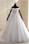 Robe de mariée A-ligne Vente Longue Sans Manches Laçage Sablier - Page 1