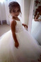 Robe de fille de fleur Tulle À la masse A-ligne Sans Manches - Page 2