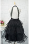Robe de cocktail Tulle Perle Dramatique Montrer Dos nu Multi Couche - Page 2