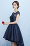 Robe de bal Poire Asymétrique Laçage Sans Manches Satin Printemps - Page 4