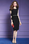 Robe de cocktail Perle Sans Manches Près du corps Haute Couvert - Page 6