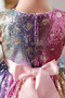Robe de fille de fleur Paillettes Asymétrique Col de chemise t - Page 2