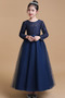 Robe de fille de fleur Orné de Nœud à Boucle Été Manquant Dentelle - Page 4