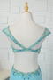 Robe de bal Luxueux Perle Norme Dos nu Mousseline Sans Manches - Page 5