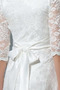 Robe de mariée Manche Aérienne Haute Couvert Taille haute Col rond - Page 6