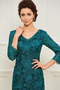 Robe mères 3/4 Manche vogue Dentelle Automne Naturel taille Asymétrique - Page 4