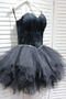 Robe de cocktail Romantique Printemps Col en Cœur Gradins Courte - Page 7