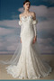 Robe de mariée Sans courroies Longue Laçage Dentelle Naturel taille - Page 1