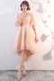 Robe de cocktail Asymétrique Appliquer Printemps Dentelle Dos nu - Page 6