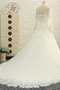 Robe de mariée Manche Longue Été Formelle Traîne Courte A-ligne - Page 4