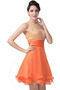 Robe de cocktail Sans courroies A-ligne Sans Manches Dramatique - Page 5