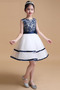 Robe de fille de fleur Orné de Rosette Dentelle Sans Manches - Page 3