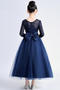 Robe de fille de fleur Dentelle Fermeture à glissière Epurée - Page 2