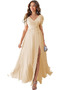 Robe de soirée Vente Laçage Col en V a ligne Manche Lâche Fourchure Frontale - Page 6