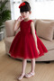 Robe de fille de fleur Milieu A-ligne Longueur de genou Sans Manches - Page 1