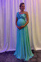Robe de soirée Sans Manches Empire Elégant Mousseline Fête Perle - Page 2