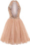 Robe de cocktail Tulle Triangle Inversé Naturel taille Dos nu - Page 2