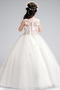 Robe de fille de fleur Formelle Naturel taille A-ligne Tulle - Page 2