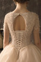 Robe de mariée Tulle Manche Courte Couvert de Tulle Col en V - Page 5