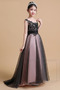 Robe de fille de fleur Tulle Sans Manches Montrer Col de chemise t - Page 1