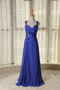 Robe de demoiselle d'honneur Longue Sans Manches A-ligne Milieu dos - Page 1
