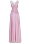 Robe de bal Dentelle Laçage Été Col Bateau Elégant A-ligne Mousseline - Page 7