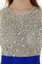 Robe de soirée Perle Petit collier circulaire Satin Naturel taille - Page 6