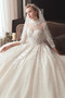 Robe de mariée Tulle A-ligne Naturel taille Couvert de Dentelle - Page 5