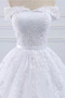 Robe de mariée A-ligne Vente Longue Sans Manches Laçage Sablier - Page 5
