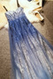 Robe de bal Pailleté Lacez vers le haut Tulle Scintillait Longueur Cheville - Page 7