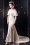 Robe de fille de fleur Fourchure Frontale Longue Près du corps - Page 9