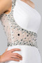 Robe de cocktail Une épaule Sans Manches Près du corps Perlé - Page 5