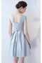 Robe de demoiselle d'honneur Longueur de genou Satin Norme A-ligne - Page 6