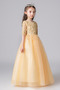 Robe de fille de fleur noble Petit collier circulaire Tulle Longueur au sol - Page 3