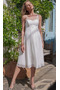 Robe de mariée Mousseline taille haute Plage Laçage Simple Taille haute - Page 1